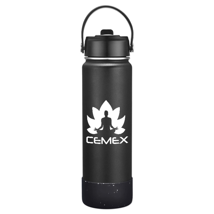 Personalized 27 Oz Vacuum Bottles with Silicone Bottoms