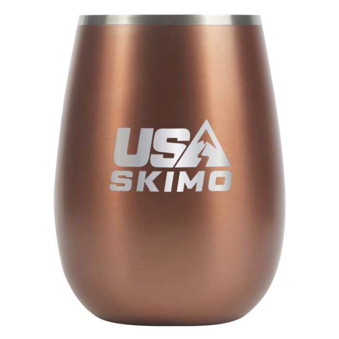 Snowfox® 13.5 Oz Customized Vacuum Insulated Pinot Noir Wine Glasses