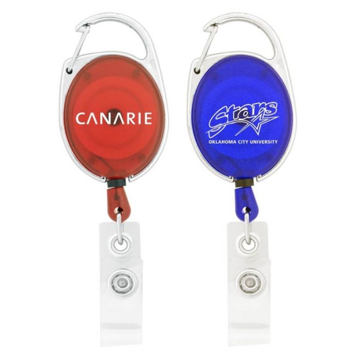 Custom Printed Retractable Badge Holders with Clip