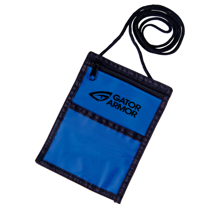Imprinted Zippered Neck Badges