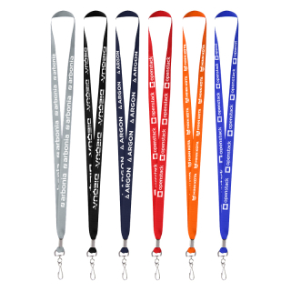 Polyester Lanyard with J-Hooks