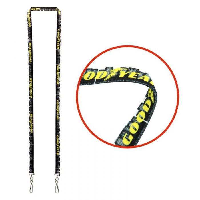Promotional 1/2 Inch Dual LA-115 Attachment Sublimation Lanyards