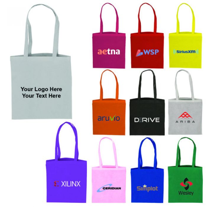 15 x 16 Inch Promotional Flat Style Tote Bags