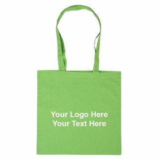 15x15 Inch Logo Basic Cotton Tote Bags