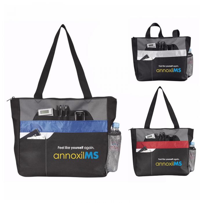 Custom Atchison Grand Central Tote Bags