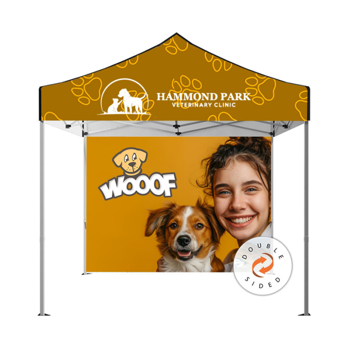 Custom Imprinted Display Splash 10x10 ft Double-Sided Tent Walls