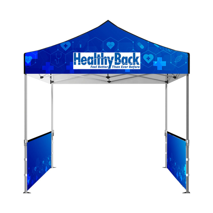 Imprinted Display Splash 10x3 ft Double-Sided Tent Wall 2pc Sets