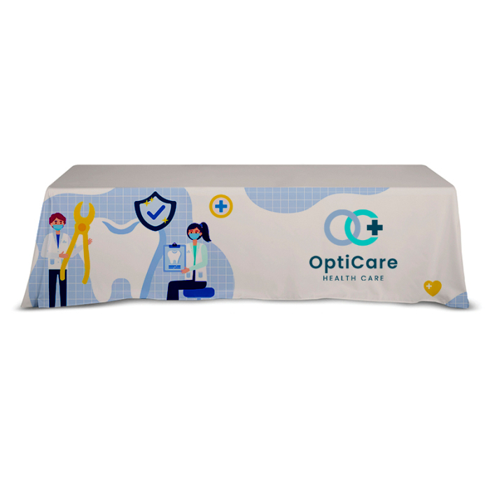 Customized Display Splash 8 ft Table Throws