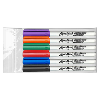 Fine Point Dry Erase Marker 6 Packs