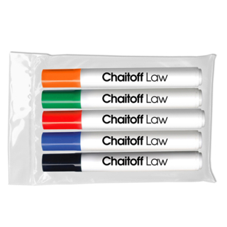 Chisel Tip Dry Erase Marker 5 Piece Sets