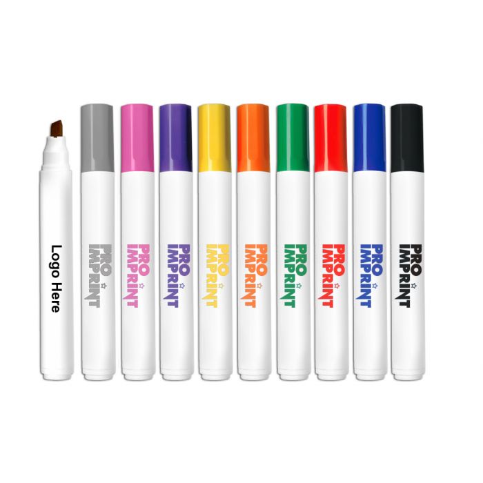 Promotional Low Odor Chisel Tip Dry Erase Markers