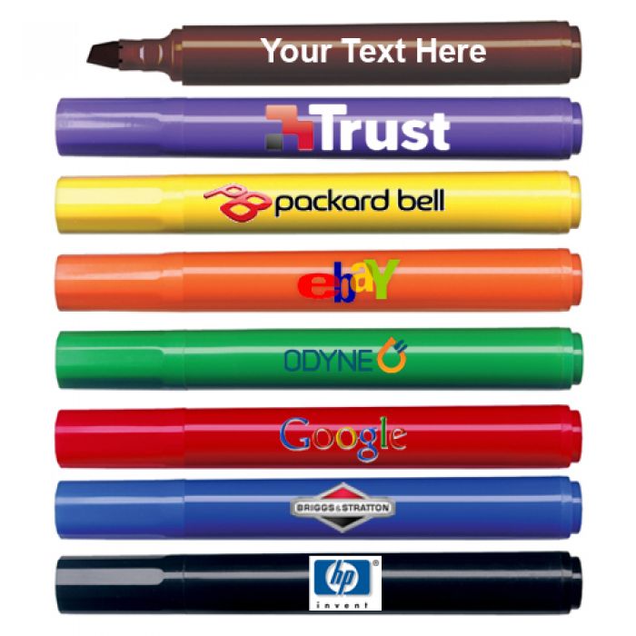 Personalized Broadline Permanent Markers Full Color