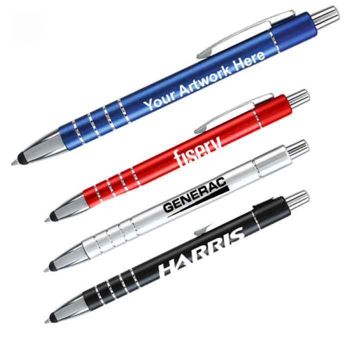 Custom Imprinted Essex Stylus Metal pens