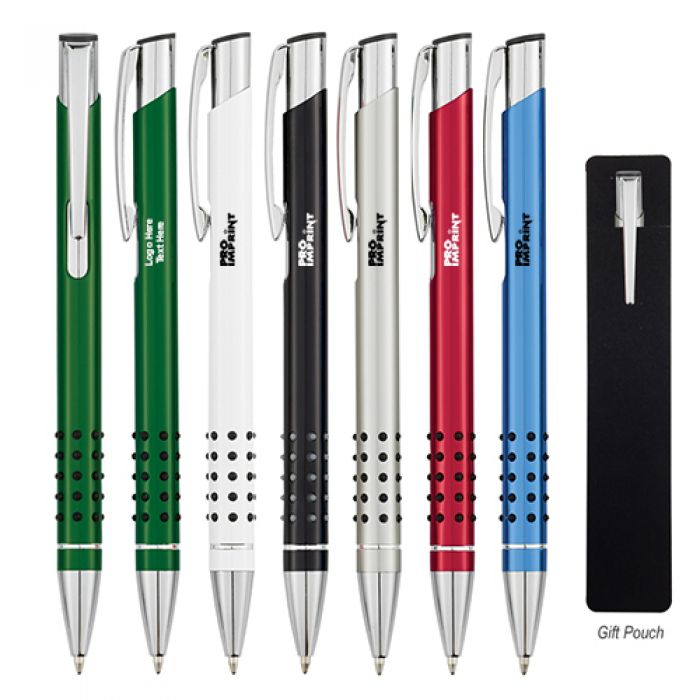 Custom Imprinted Rubber Grip Fleck Pens