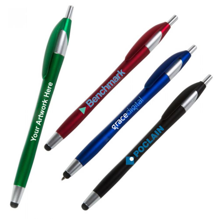 5.75 Inch Personalized Sculptured Stylus Pens
