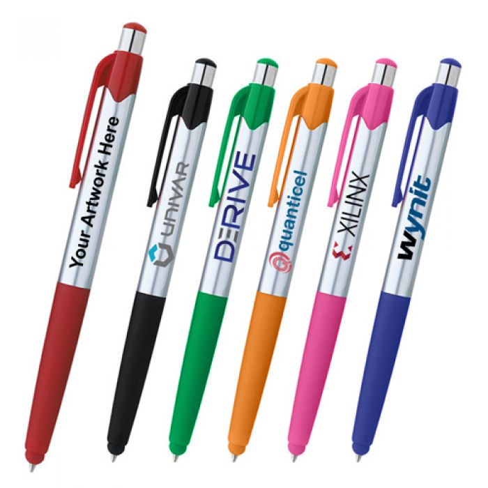 Custom Good Value Party Silver Stylus Pens