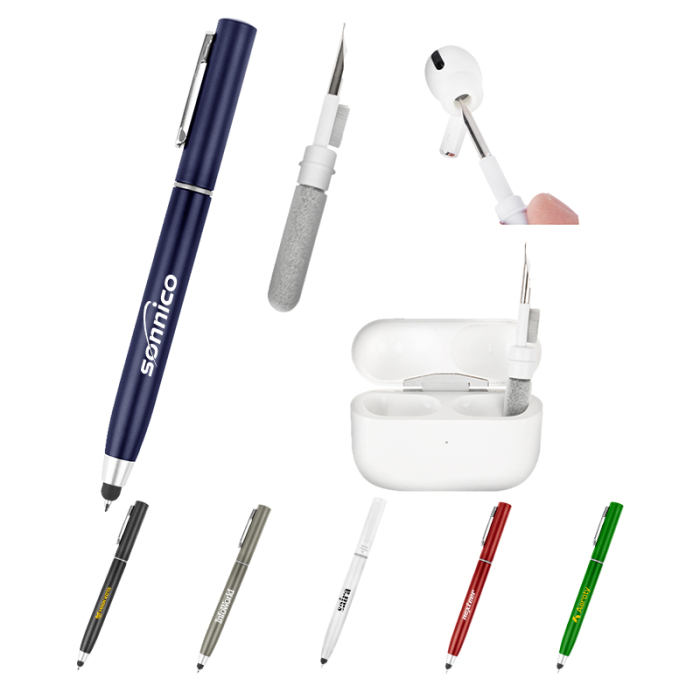 Custom Stylus Pen With Earbud Cleaning Kits