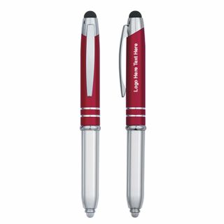 Logo Ballpoint Stylus Pens with Light