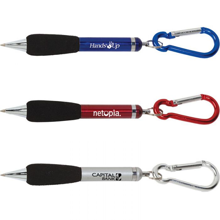 Promotional Metal Pen with Carabiners