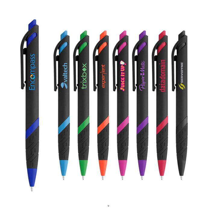 Customized Midnight Soft Touch Pens