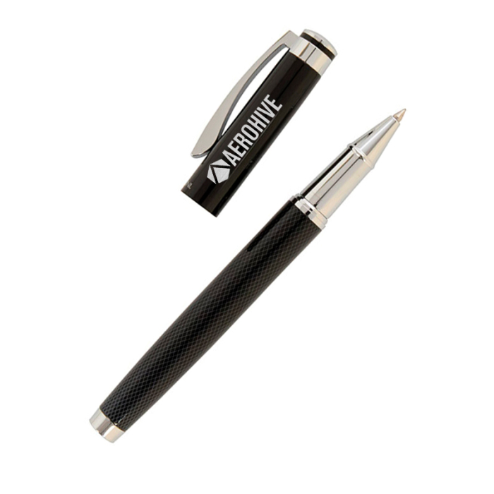 Bettoni® Personalized Lazio Recycled Brass Cap-Off Rollerball Pens