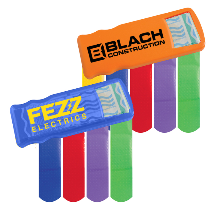 Custom Bandage Dispensers With Color Bandage