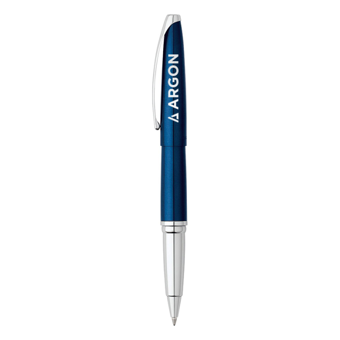 Cross® Promotional ATX Blue Lacquer Roller Ball Pens 