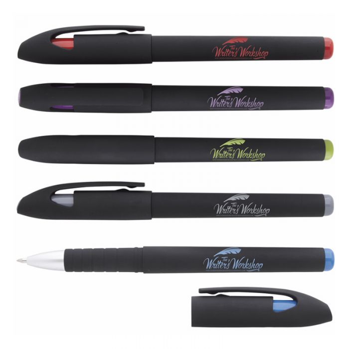 Custom Color Pop Rubberized Pens