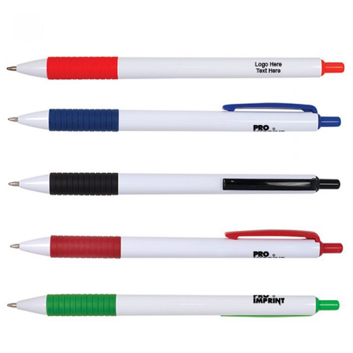 Custom Everyman Retractable Click Pens with Grip