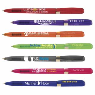 BIC® Pivo® Clear Gold Pens