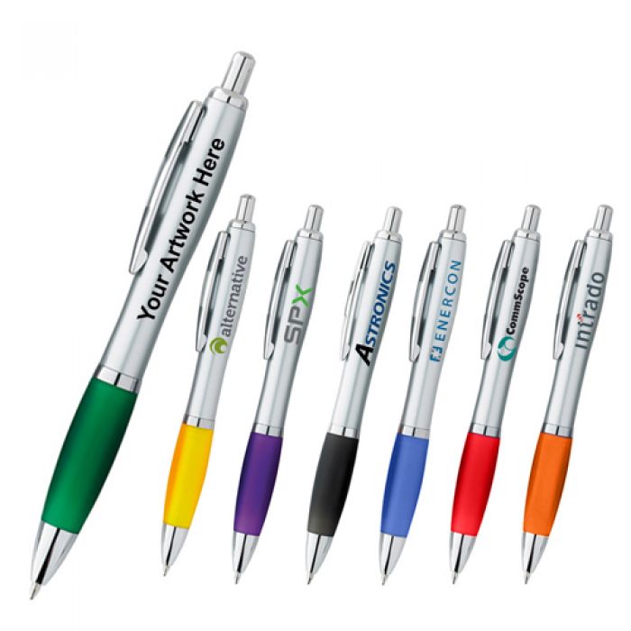 Custom Imprinted Good Value Ion Silver Pens