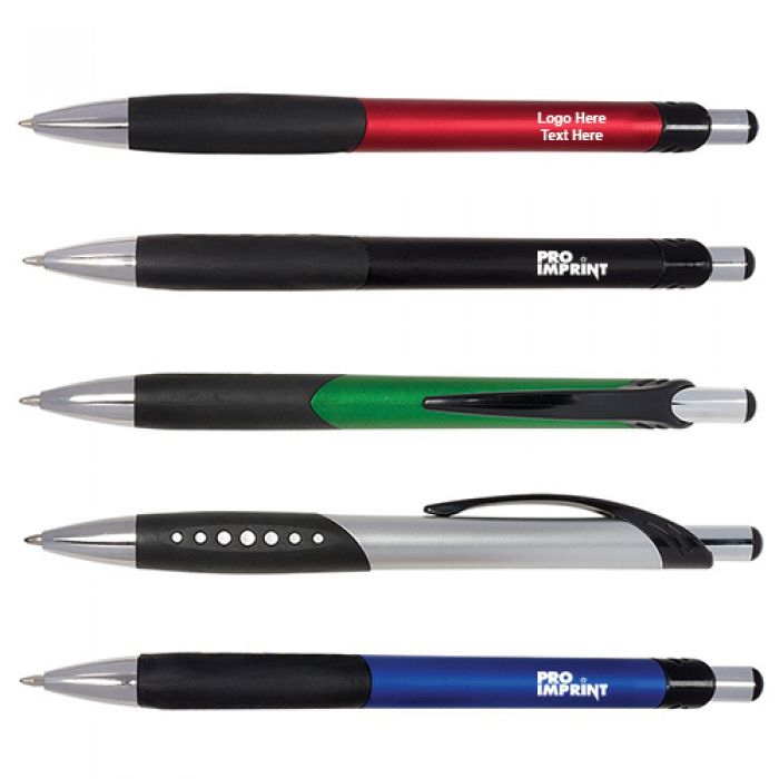 Custom Imprinted Peep Hole Grip Click Pens