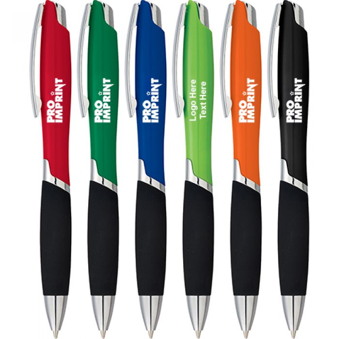 Custom Imprinted Slash Retractable Ballpoint Pens-Electric