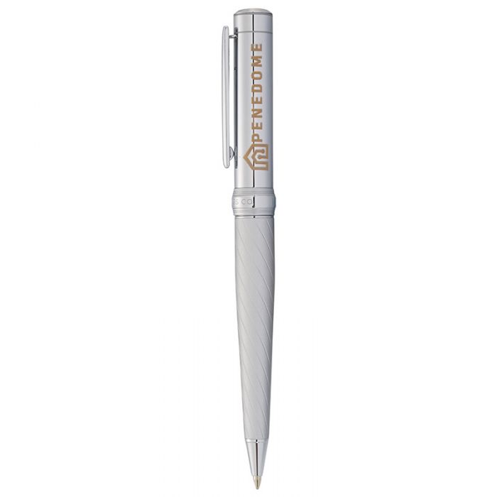 Custom Imprinted The Brass Co. Striation Ballpoint Pens