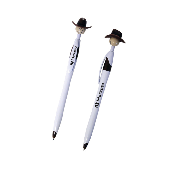 Custom Printed Cowboy Wild Smilez Pens