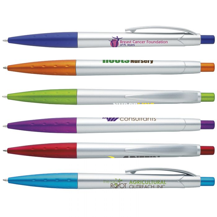 Custom Printed Flav Silver Pens