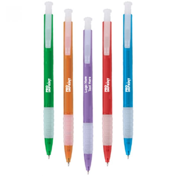 Custom Printed Plunger Action Clipper Pens