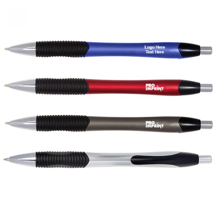 Custom Printed Pseudonym Metallic Click Pens
