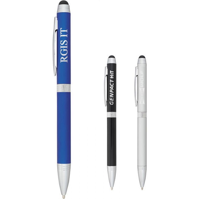 Customized Colonnade Dual Ballpoint Stylus Pens