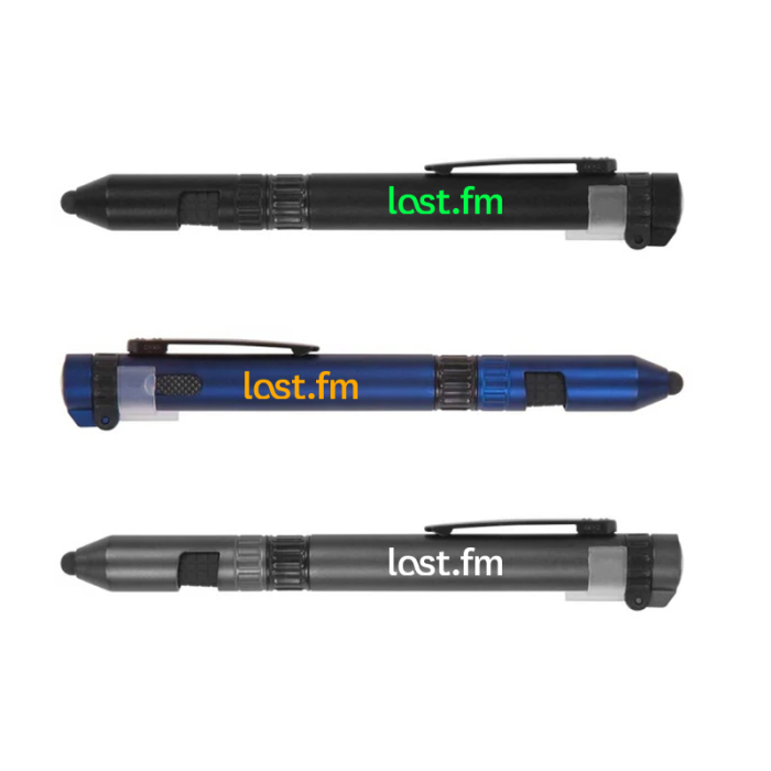 Customized Crossover Outdoor Multi Tool Pens with LED Light