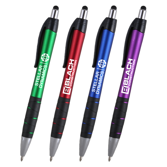 Customized Petaluma Recycled MGC Stylus Gel Pens