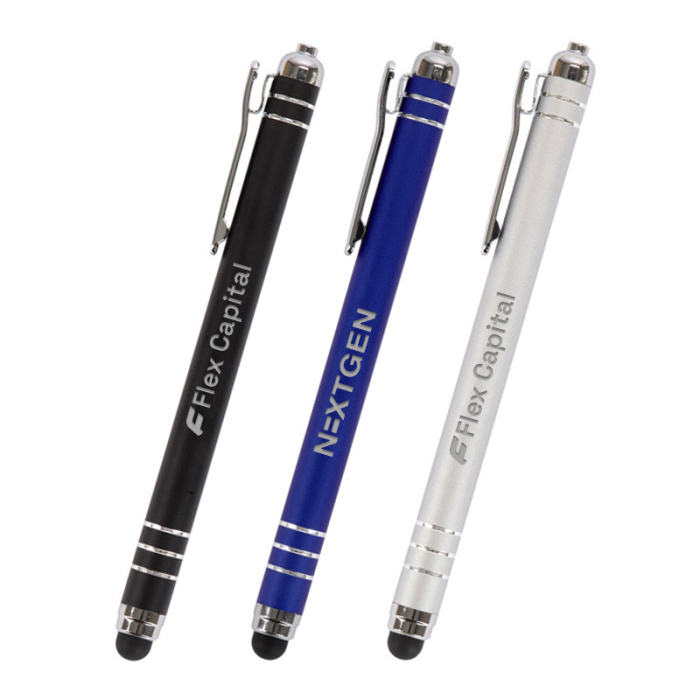 Customized Ritchey Recycled Aluminum Gravity Pens and Styluses