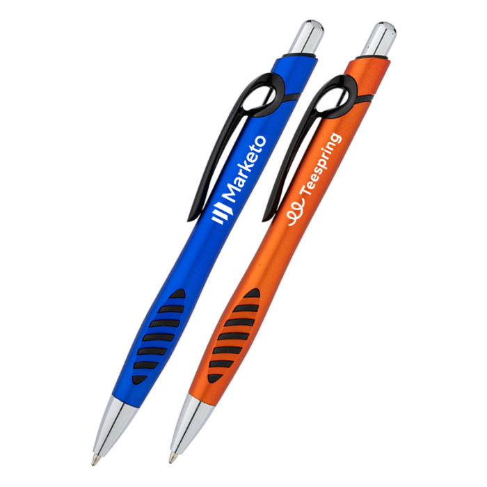 Customized Spokane Plunge-Action Ballpoint Pens