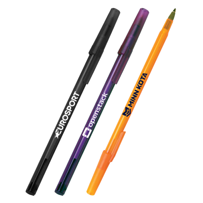 Customized Stick Pens with Gold Tip