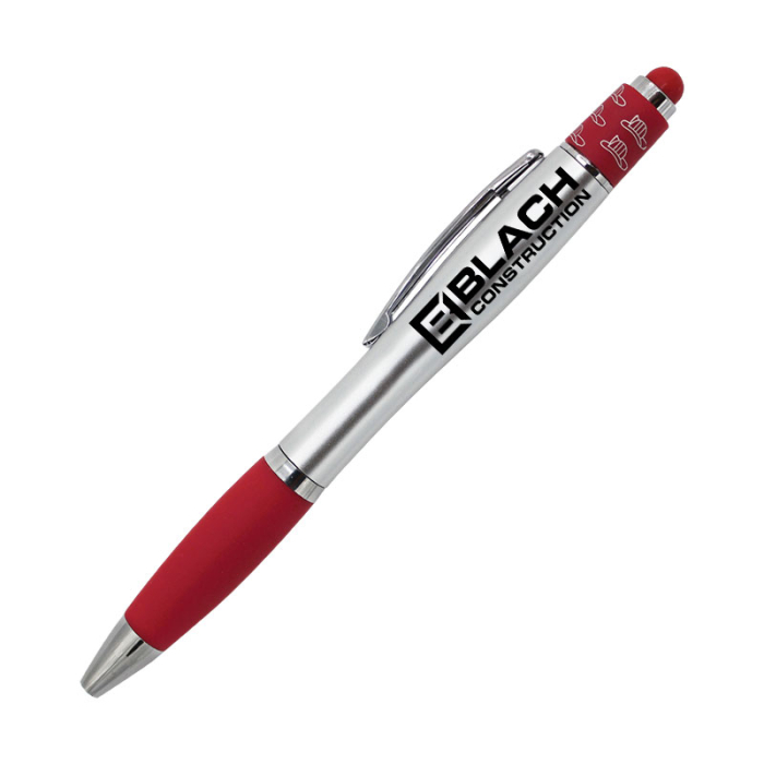 Imprinted Fire Spin Top Pen/Styluses