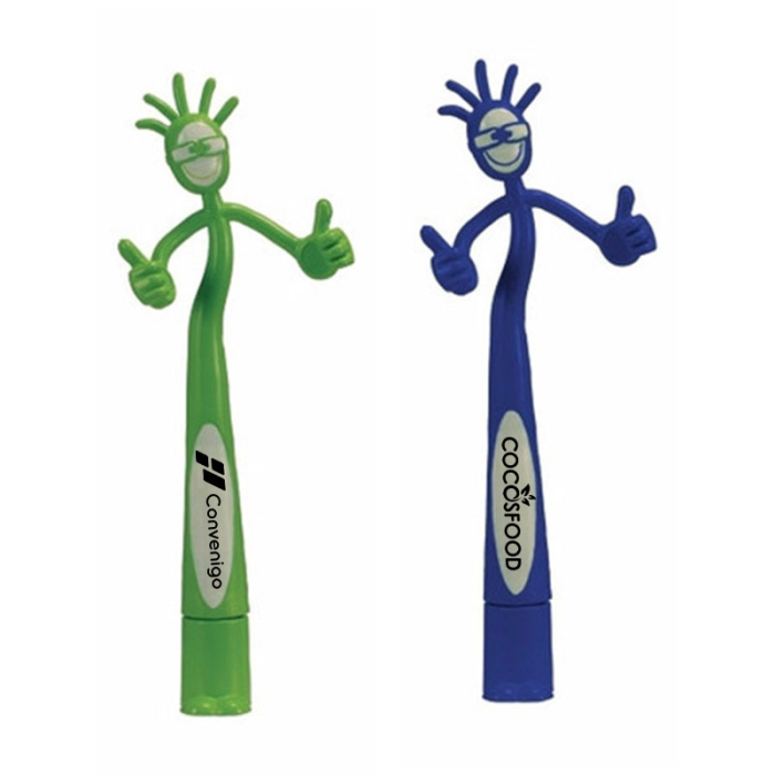 Imprinted Thumbs-Up Bend-A-Pen