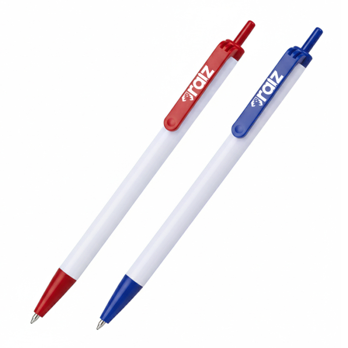 Personalized Click-Action Ballpoint Pens with Clip
