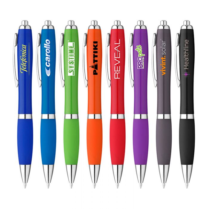 Personalized Curvy Cloud Plastic Ballpoint Pens