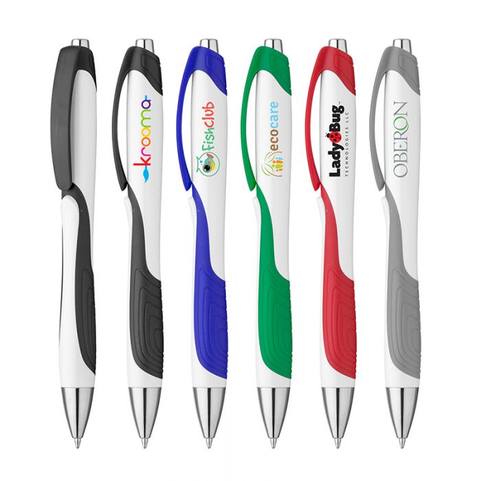 Personalized Waves Plastic Ballpoint Pens