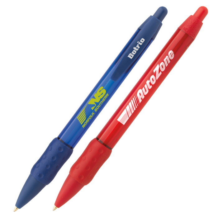 Personalized WideBody Clear Grip Pens